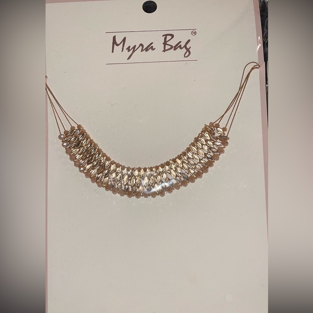 NWT Gold Myra Necklace